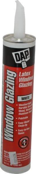 DAP - 10.1 oz Glazing Compound - White, Latex - Benchmark Tooling