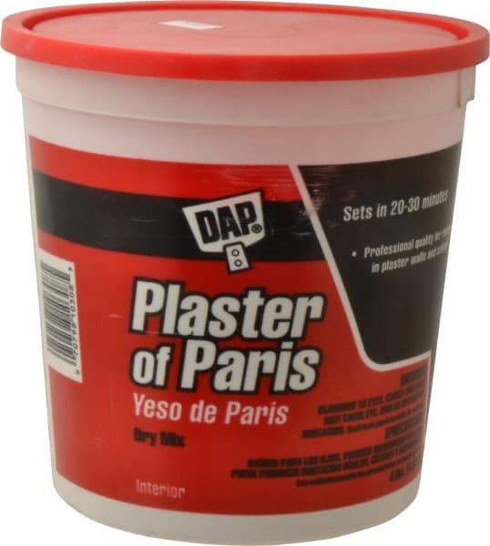DAP - 4 Lb Drywall/Plaster Repair - White, Plaster of Paris - Benchmark Tooling