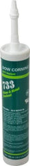 Dow Corning - 10.1 oz Cartridge Silver RTV Silicone Joint Sealant - -70 to 350°F Operating Temp, 15 min Tack Free Dry Time, 24 hr Full Cure Time, Series 733 - Benchmark Tooling