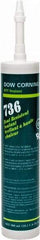 Dow Corning - 10.1 oz Cartridge Red RTV Silicone Joint Sealant - -85 to 500°F Operating Temp, 17 min Tack Free Dry Time, 24 hr Full Cure Time, Series 736 - Benchmark Tooling