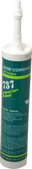 Dow Corning - 10.1 oz Cartridge White RTV Silicone Joint Sealant - -85 to 350°F Operating Temp, 14 min Tack Free Dry Time, 24 hr Full Cure Time, Series 737 - Benchmark Tooling