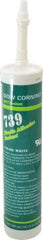 Dow Corning - 10.1 oz Cartridge White RTV Silicone Joint Sealant - -49 to 392°F Operating Temp, 75 min Tack Free Dry Time, 24 to 72 hr Full Cure Time, Series 739 - Benchmark Tooling