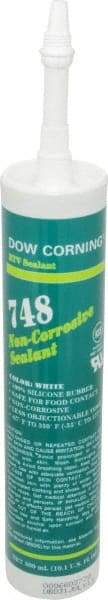 Dow Corning - 10.1 oz Tube Off-White RTV Silicone Joint Sealant - -67 to 350°F Operating Temp, 30 min Tack Free Dry Time, 36 hr Full Cure Time, Series 748 - Benchmark Tooling