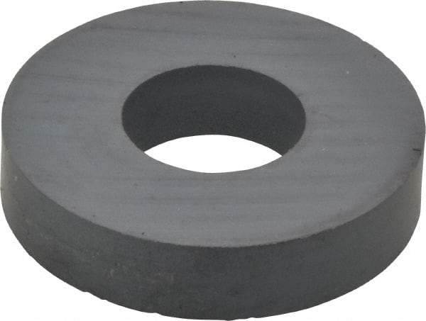 Mag-Mate - 1.203" ID x 2.8" OD Ceramic Ring Magnet - 0.59" Thick, 350°F Max Operating Temp - Benchmark Tooling