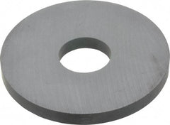 Mag-Mate - 0.875" ID x 2.875" OD Ceramic Ring Magnet - 0.25" Thick, 350°F Max Operating Temp - Benchmark Tooling