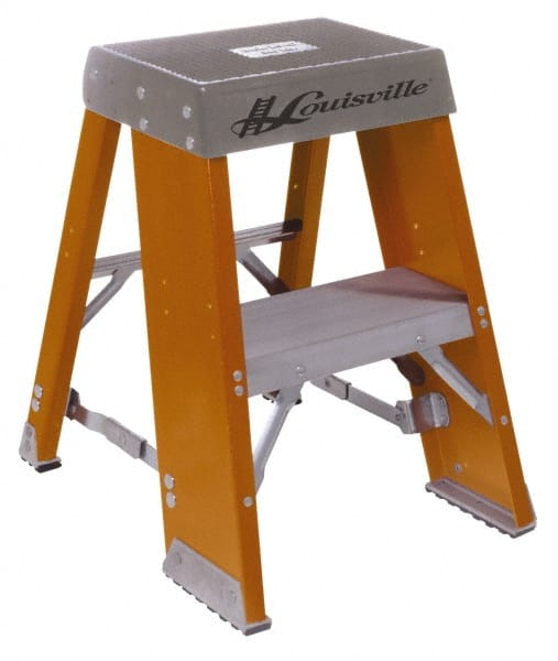 Louisville - 1 Step, 1' High, Type IA Rating, Fiberglass Step Stand - Benchmark Tooling