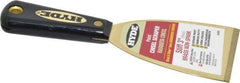 Hyde Tools - Stiff Brass Chisel Scraper - 3" Blade Width, Nylon Handle - Benchmark Tooling