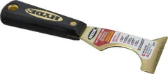 Hyde Tools - 2-1/2" Wide Brass Taping Knife - Stiff, Nylon Handle, 7-1/4" OAL - Benchmark Tooling