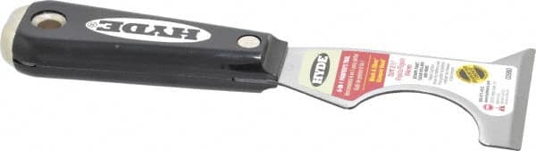 Hyde Tools - 2-1/2" Wide High Carbon Steel Taping Knife - Stiff, Nylon Handle, 7-3/8" OAL - Benchmark Tooling