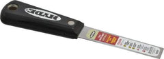 Hyde Tools - 3/4" Wide Steel Putty Knife - Flexible, Nylon Handle, 7-1/2" OAL - Benchmark Tooling