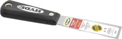 Hyde Tools - 1-1/4" Wide Steel Putty Knife - Flexible, Nylon Handle, 7-3/4" OAL - Benchmark Tooling