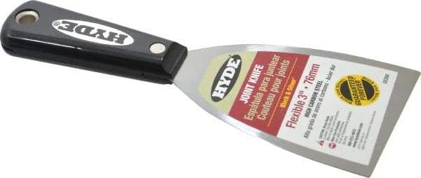 Hyde Tools - 3" Wide Steel Putty Knife - Flexible, Nylon Handle - Benchmark Tooling