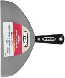 Hyde Tools - 10" Wide Carbon Steel Taping Knife - Flexible, Nylon Handle, 8-1/4" OAL - Benchmark Tooling