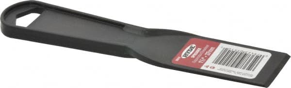 Hyde Tools - 1-1/2" Wide Plastic Taping Knife - Flexible, Polypropylene Handle, 7-1/4" OAL - Benchmark Tooling