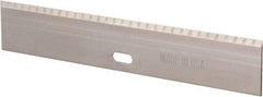 Hyde Tools - Carbon Steel 1-Edge Scraper Replacement Blade - 5-7/8" Blade Length x 3-1/4" Blade Width, For 33100 - Benchmark Tooling