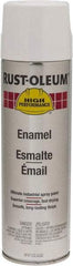 Rust-Oleum - White, 15 oz Net Fill, Gloss, Enamel Spray Paint - 14 Sq Ft per Can, 15 oz Container, Use on Rust Proof Paint - Benchmark Tooling