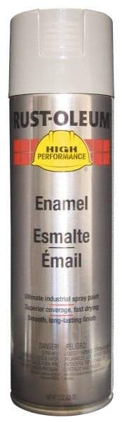 Rust-Oleum - Light Machinery Gray, 15 oz Net Fill, Gloss, Enamel Spray Paint - 14 Sq Ft per Can, 15 oz Container, Use on Rust Proof Paint - Benchmark Tooling