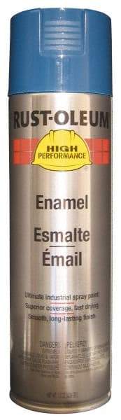 Rust-Oleum - Deep Blue, 15 oz Net Fill, Gloss, Enamel Spray Paint - 14 Sq Ft per Can, 15 oz Container, Use on Rust Proof Paint - Benchmark Tooling