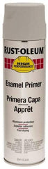 Rust-Oleum - 15 oz Flat Gray Enamel Spray Primer - 14 Sq Ft Coverage - Benchmark Tooling