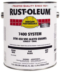 Rust-Oleum - 1 Gal Fire Hydrant Red Gloss Finish Industrial Enamel Paint - Interior/Exterior, Direct to Metal, <450 gL VOC Compliance - Benchmark Tooling