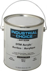 Rust-Oleum - 1 Gal Silver Gray Semi Gloss Finish Alkyd Enamel Paint - Interior/Exterior, Direct to Metal, <250 gL VOC Compliance - Benchmark Tooling