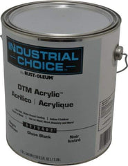 Rust-Oleum - 1 Gal Black Gloss Finish Acrylic Enamel Paint - Interior/Exterior, Direct to Metal, <250 gL VOC Compliance - Benchmark Tooling