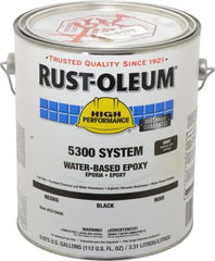 Rust-Oleum - 1 Gal High Gloss Black Water-Based Epoxy - 200 to 350 Sq Ft/Gal Coverage, <250 g/L VOC Content - Benchmark Tooling