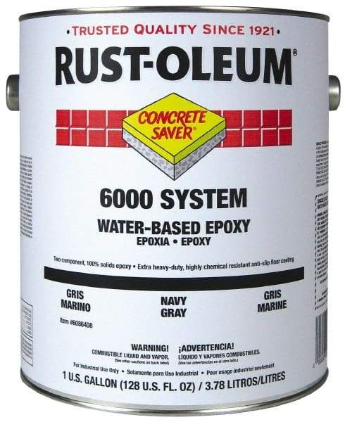 Rust-Oleum - 1 Gal High Gloss Navy Gray Water-Based Epoxy - 200 to 350 Sq Ft/Gal Coverage, <250 g/L VOC Content - Benchmark Tooling