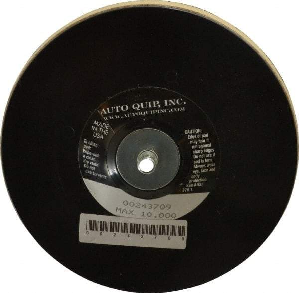 AutoQuip - 5" Diam Hook & Loop Disc Backing Pad - Medium Density, 12,000 RPM - Benchmark Tooling