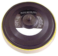 AutoQuip - 6" Diam Hook & Loop Disc Backing Pad - Medium Density, 10,000 RPM - Benchmark Tooling