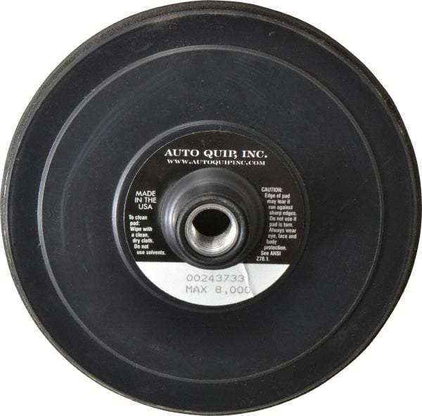 AutoQuip - 6" Diam Adhesive/PSA Disc Backing Pad - Firm Density, 8,000 RPM - Benchmark Tooling