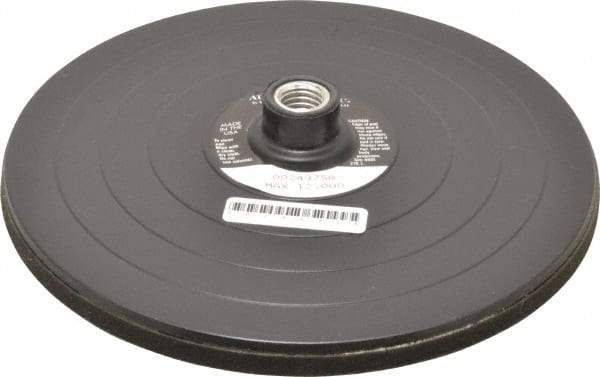AutoQuip - 8" Diam Adhesive/PSA Disc Backing Pad - Firm Density, 4,800 RPM - Benchmark Tooling