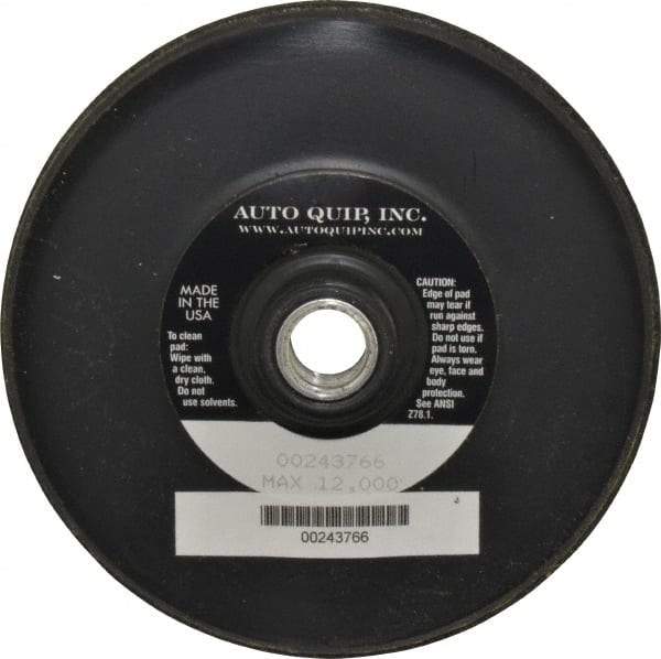 AutoQuip - 5" Diam Hook & Loop Disc Backing Pad - Firm Density, 12,000 RPM - Benchmark Tooling