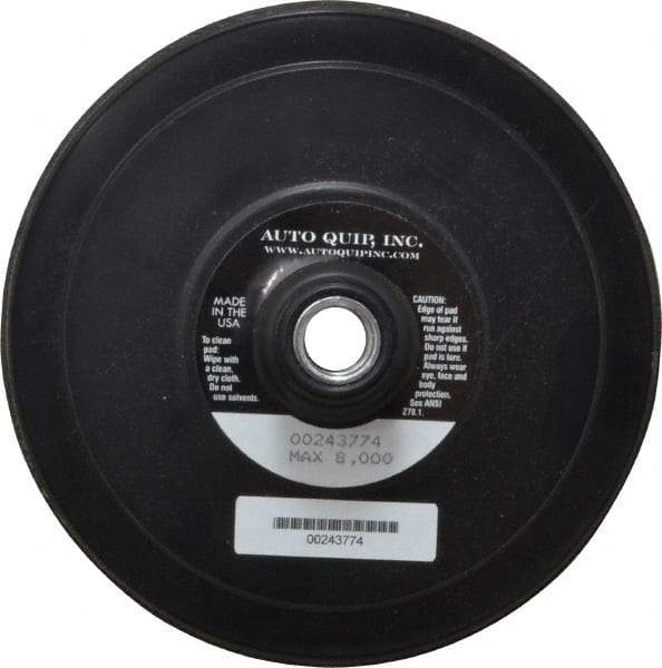 AutoQuip - 6" Diam Hook & Loop Disc Backing Pad - Firm Density, 8,000 RPM - Benchmark Tooling