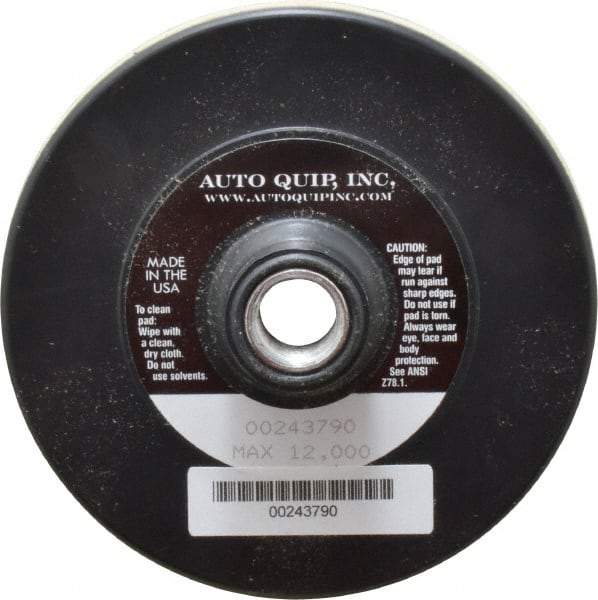 AutoQuip - 4-1/2" Diam Hook & Loop Disc Backing Pad - Medium Density, 12,000 RPM - Benchmark Tooling