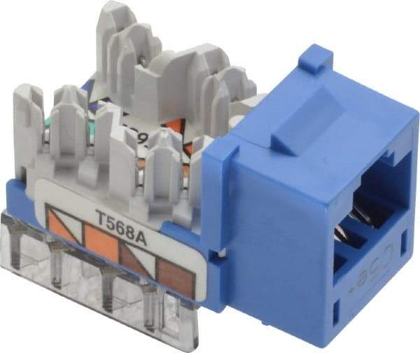 Hubbell - 8 Position, Cat5e Modular Jack - CSA Certified, RoHS Compliant, UL Listed - Benchmark Tooling