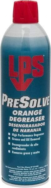 LPS - 20 oz Aerosol Cleaner/Degreaser - Aerosol, Orange - Benchmark Tooling