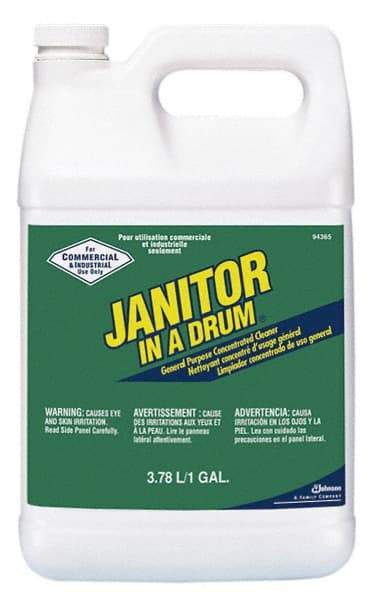 Janitor In A Drum - 1 Gallon, Citrus Scent, All Purpose Cleaner - Comes in Bottle - Benchmark Tooling