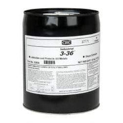 CRC - 5 Gal Pail Nondrying Film Penetrant/Lubricant - Blue/Green & Clear, -50°F to 250°F, Food Grade - Benchmark Tooling