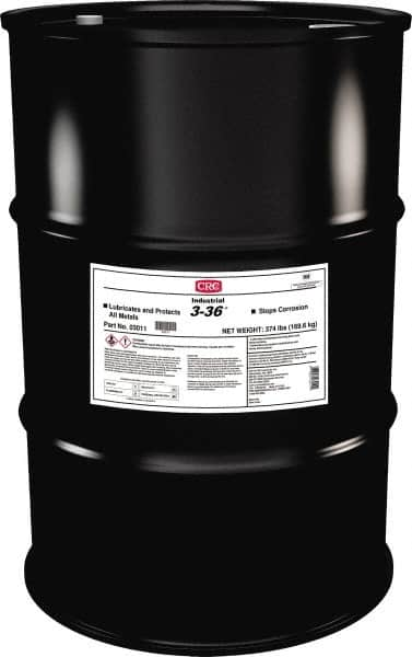 CRC - 55 Gal Drum Nondrying Film Penetrant/Lubricant - Blue/Green & Clear, -50°F to 250°F, Food Grade - Benchmark Tooling