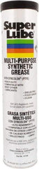 Synco Chemical - 400 g Cartridge Synthetic General Purpose Grease - Translucent White, Food Grade, 450°F Max Temp, NLGIG 2, - Benchmark Tooling