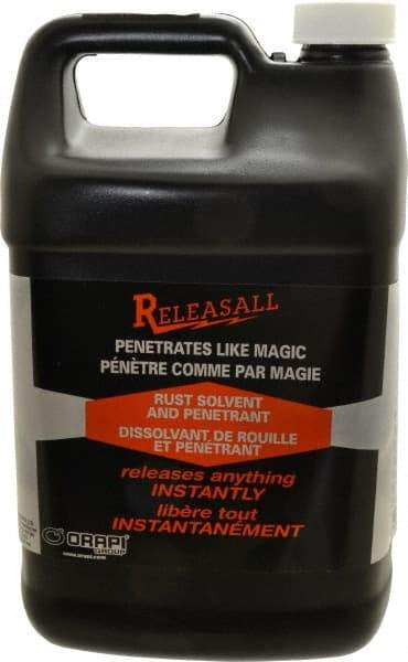 Releasall - 1 Gal Rust Solvent/Penetrant - Comes in Bottle - Benchmark Tooling