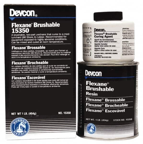 Devcon - 1 Lb Pail Two Part Urethane Adhesive - 45 min Working Time, 3,500 psi Shear Strength - Benchmark Tooling