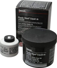 Devcon - 4 Lb Pail Two Part Epoxy - 45 min Working Time, Series Plastic Steel - Benchmark Tooling