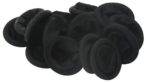 North - Size L, 2-3/4 Inch Long x 3 Mil Thick, Rubber Static Dissipative Finger Cot - Powder Free, Black - Benchmark Tooling