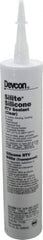 Devcon - 10.3 oz Cartridge Clear RTV Silicone Joint Sealant - -60 to 248°F Operating Temp - Benchmark Tooling