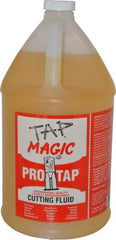 Tap Magic - Tap Magic ProTap, 1 Gal Bottle Cutting & Tapping Fluid - Semisynthetic, For Boring, Broaching, Drilling, Engraving, Facing, Milling, Reaming, Sawing, Threading, Turning - Benchmark Tooling