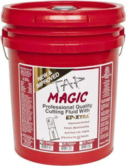 Tap Magic - Tap Magic EP-Xtra, 5 Gal Pail Cutting & Tapping Fluid - Semisynthetic, For Boring, Broaching, Drilling, Engraving, Facing, Milling, Reaming, Sawing, Threading, Turning - Benchmark Tooling