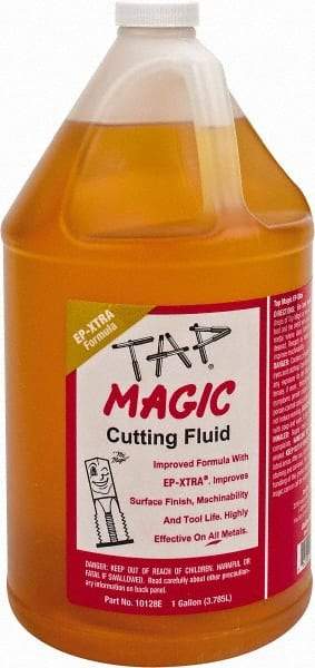 Tap Magic - Tap Magic EP-Xtra, 1 Gal Bottle Cutting & Tapping Fluid - Semisynthetic, For Boring, Broaching, Drilling, Engraving, Facing, Milling, Reaming, Sawing, Threading, Turning - Benchmark Tooling