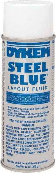 Dykem - Blue Layout Fluid - 12 Ounce Aerosol Can - Benchmark Tooling